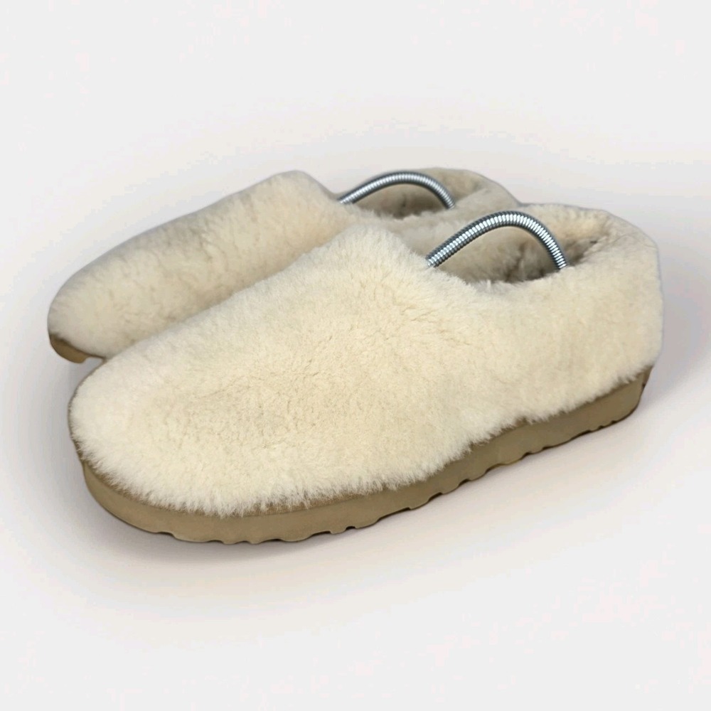 UGG Classic Cozy Bootie Natural 1131950-NAT Women's Size 10 Cream White Slippers